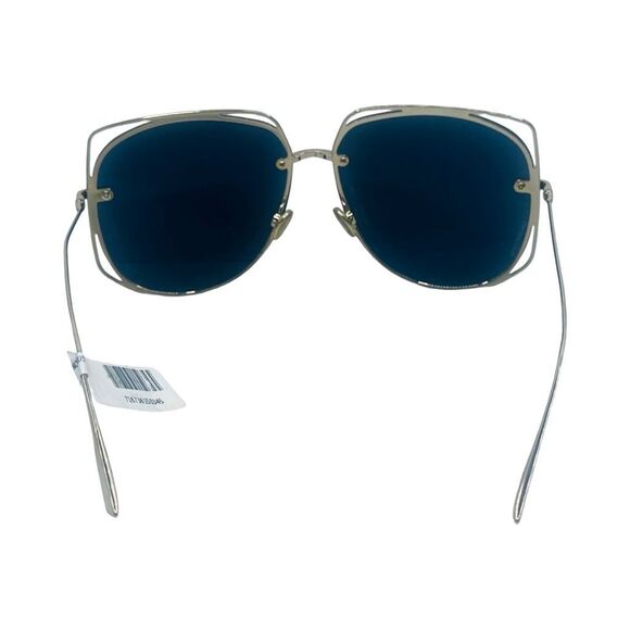 Christian Dior Stellaire 6 Sunglasses - J5GA9 - Gold / Blue Mirror - Picture 3 of 13